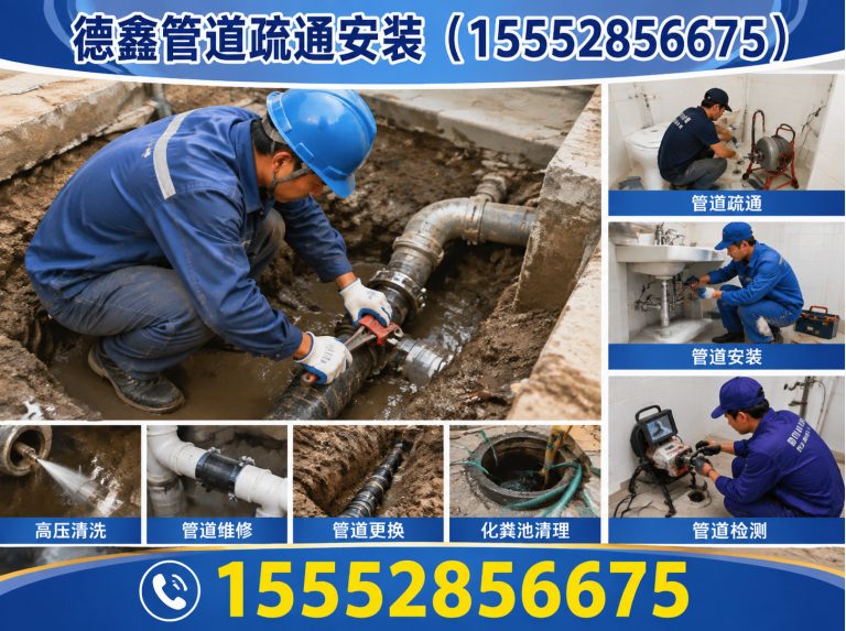 历城区济南管道疏通展示图